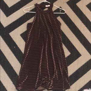 Brown and fuzzy cute dress ✨